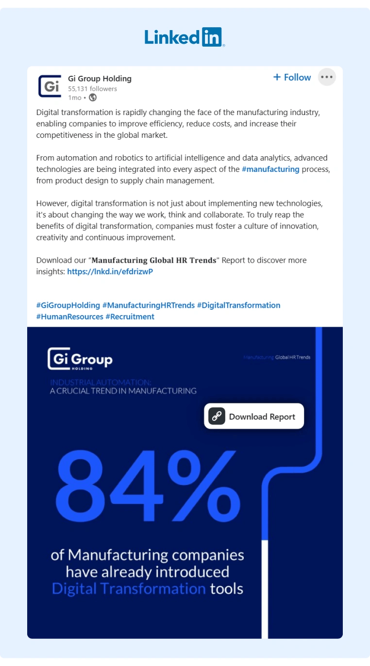 TOP CONTENT ON LINKEDIN visual data 3